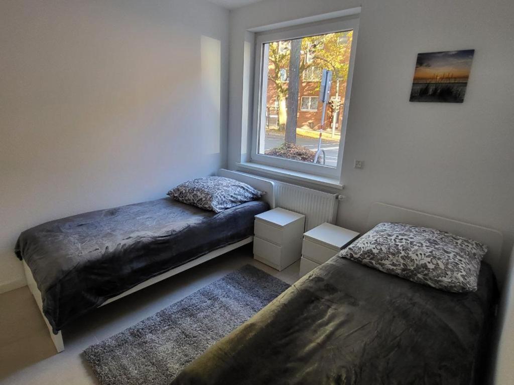 Monteurzimmer Mit Zwei Einzelnen Betten In Einer 3Zi Wohnung Mit Kuche Und Bad Osnabrück Eksteriør bilde